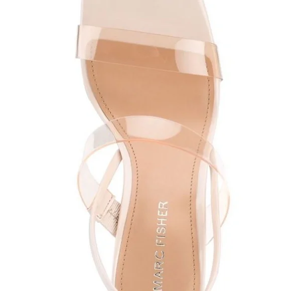 Marc Fisher Women’s Blush "Dekle" Strappy Heeled Sandals: Size 10M - Picture 7 of 10